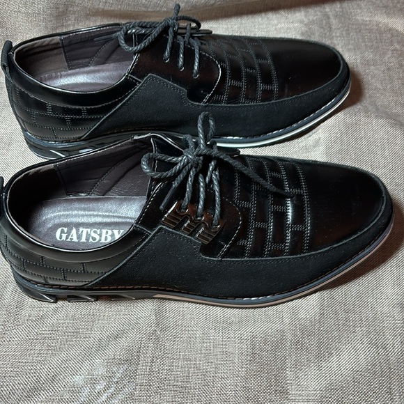 Oxford Derby™ Orthopedic Leather Shoes Black Size 12 main image 6